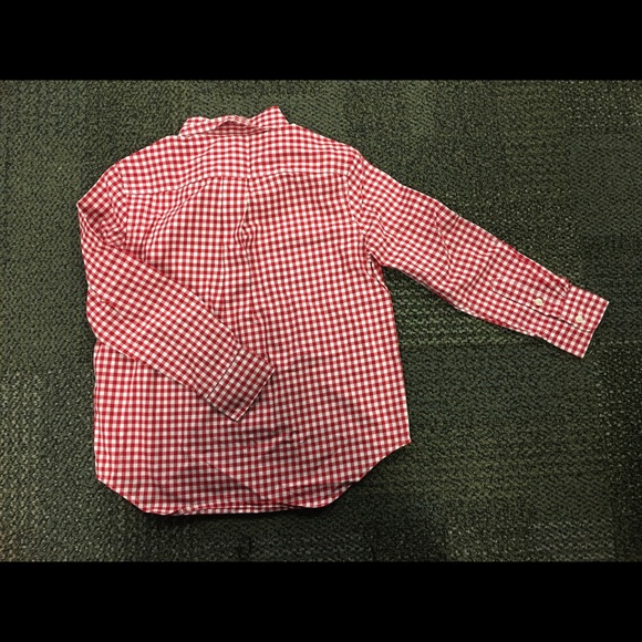 Ralph Lauren Red White Button Shirt NWT Sz 5 - Picture 2 of 2